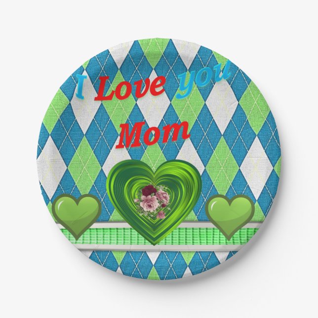 Paper plates Mother's Day (Front)