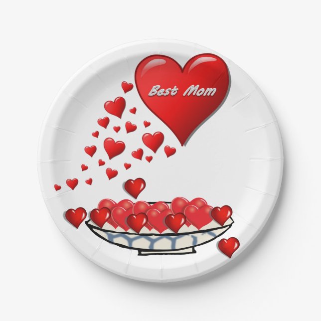 Paper plates Mother's Day (Front)