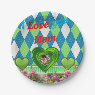 Paper plates Mother's Day