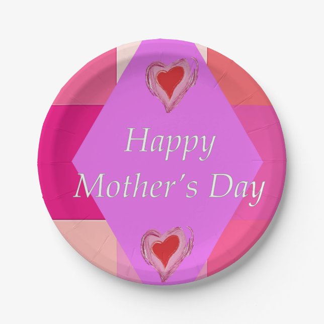 Paper plates Mother's Day (Front)