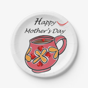 Paper plates Mother's Day