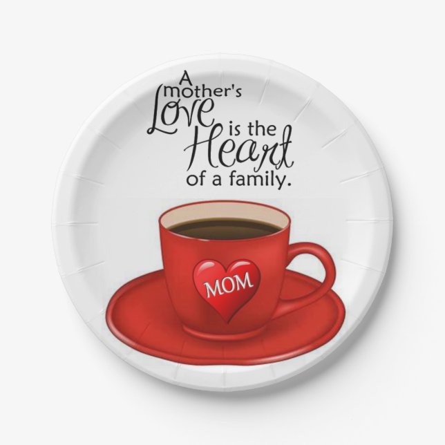 Paper plates Mother's Day (Front)