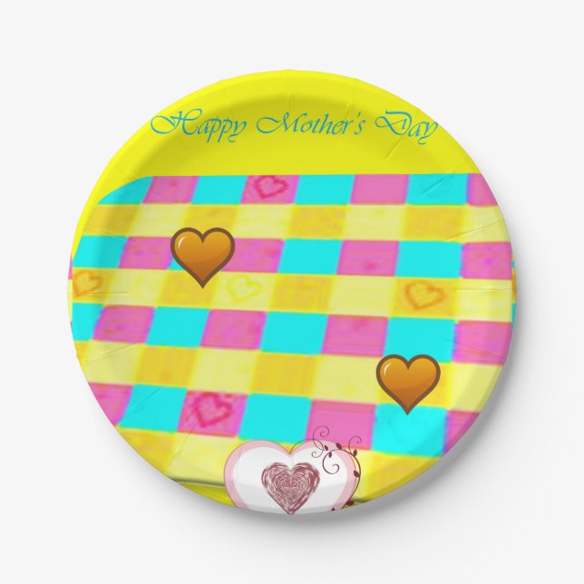 Paper plates Mother's Day (Front)