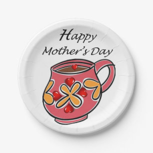 Paper plates Mother's Day