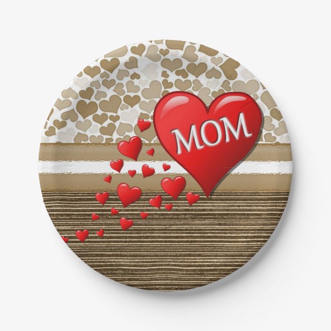 Paper plates Mother's Day (Front)
