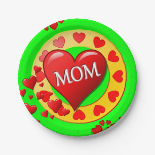 Paper plates Mother's Day