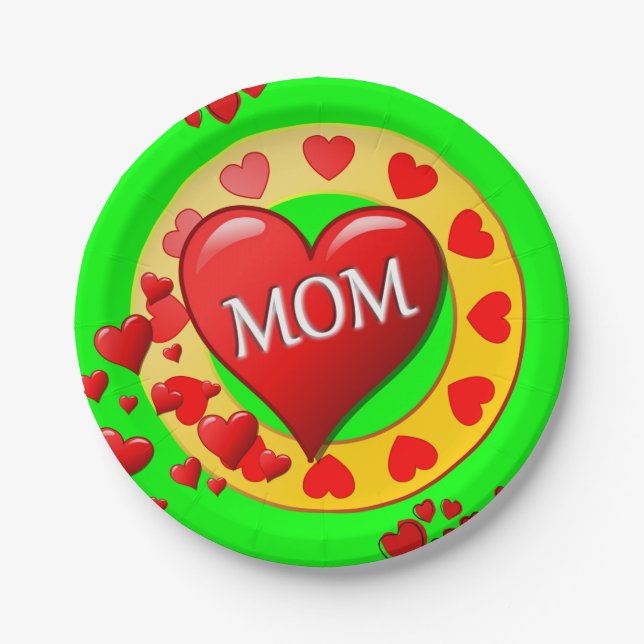 Paper plates Mother's Day (Front)