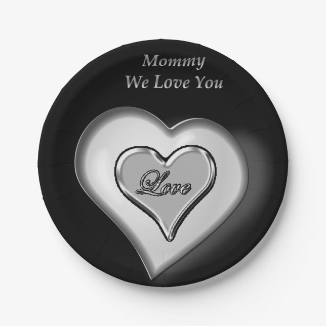 Paper plates Mother's Day (Front)