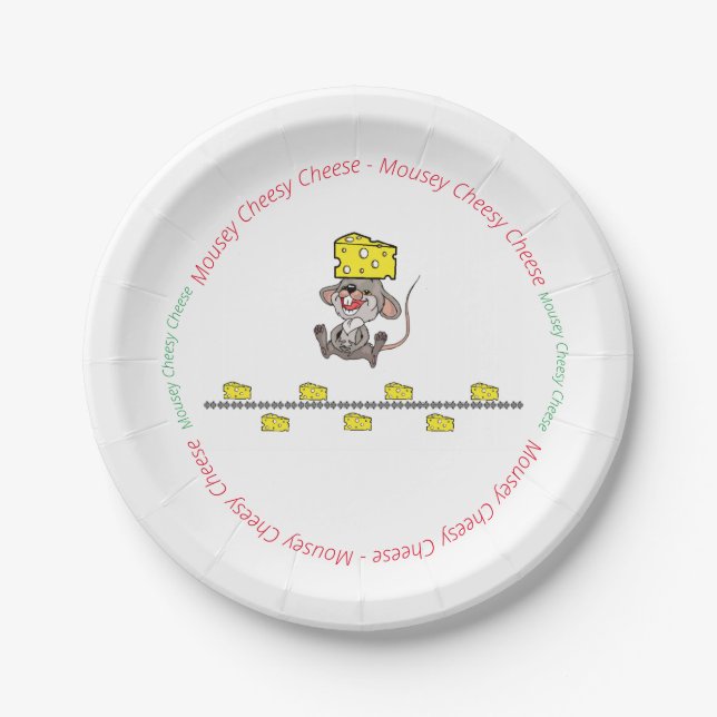 Paper Plates Mousey Cheesy Cheese (Front)