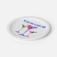 PAPER PLATES - MY DIET ENDS AT HAPPY HOUR