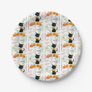 Paper Plates October, 31 Birthday