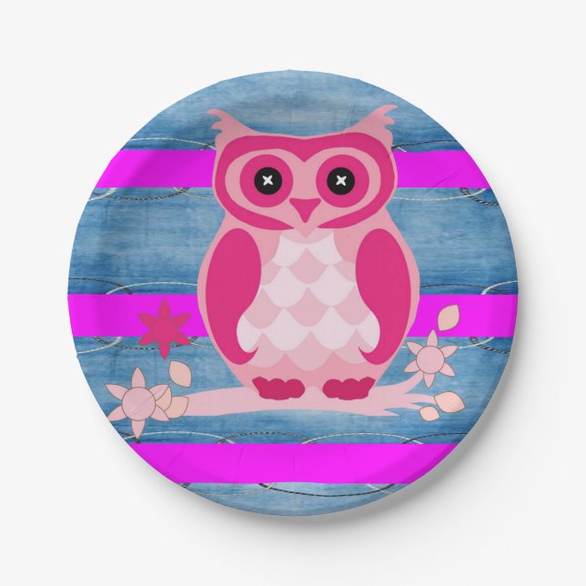 Paper plates Owl (Front)