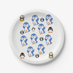 Paper plates Penguins