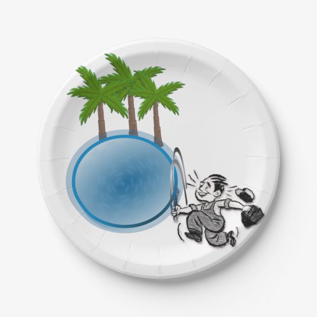 Paper Plates Poolman (Front)