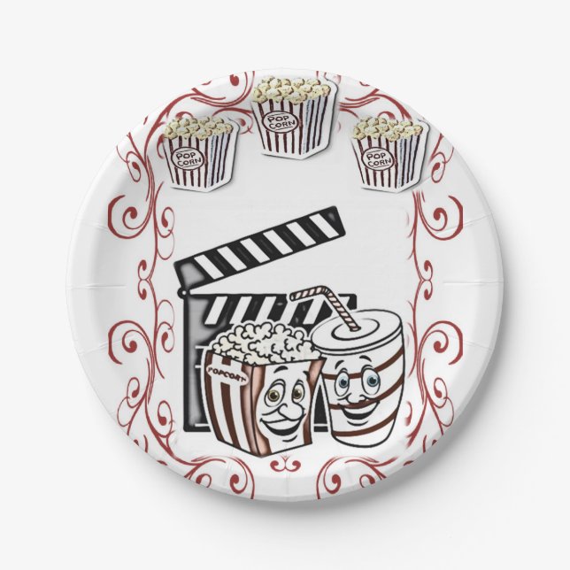 Paper plates Popcorn (Front)