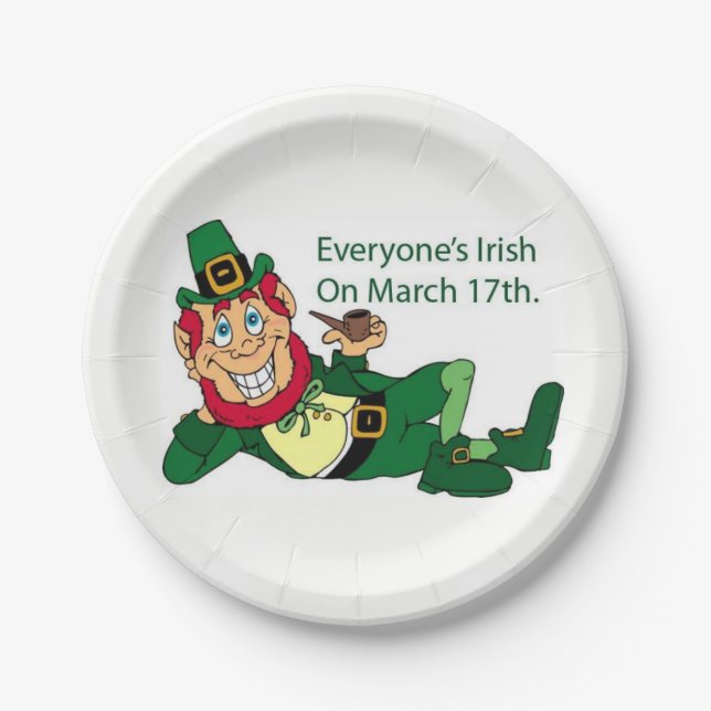 Paper Plates Saint Patrick's Day (Front)
