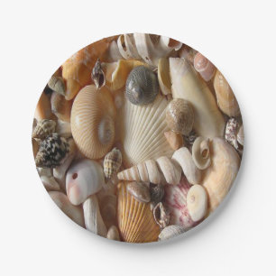 Paper plates Seashells