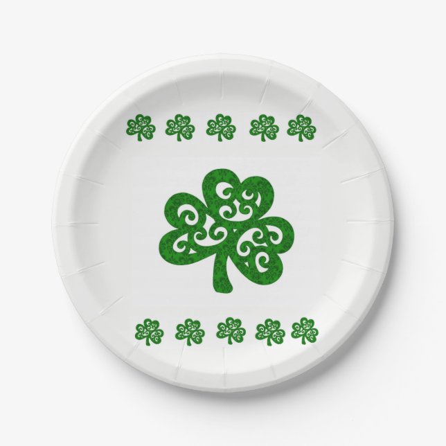 Paper plates St. Patrick's Day (Front)