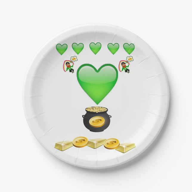 Paper plates St. Patrick's Day (Front)