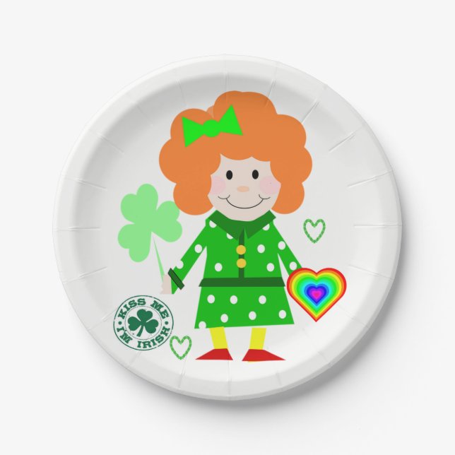 Paper plates St. Patrick's Day (Front)