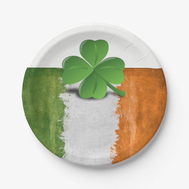 Paper plates St. Patrick's Day (Front)