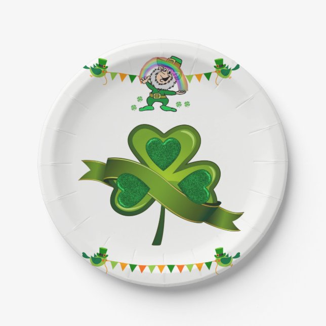 Paper plates St. Patrick's Day (Front)