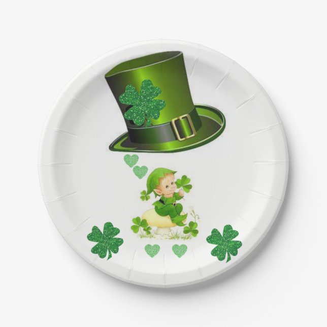Paper plates St. Patrick's Day (Front)