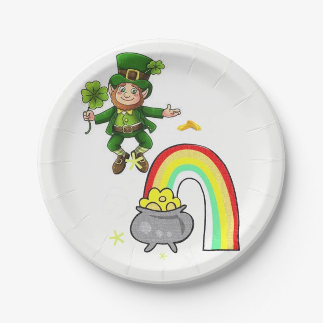Paper plates St. Patrick's Day (Front)