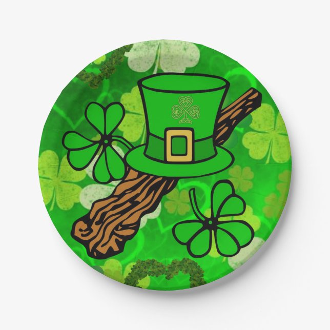 Paper plates St. Patrick's Day (Front)