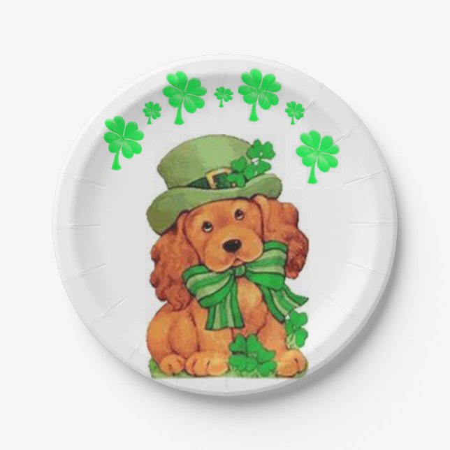 Paper plates St. Patrick's Day (Front)