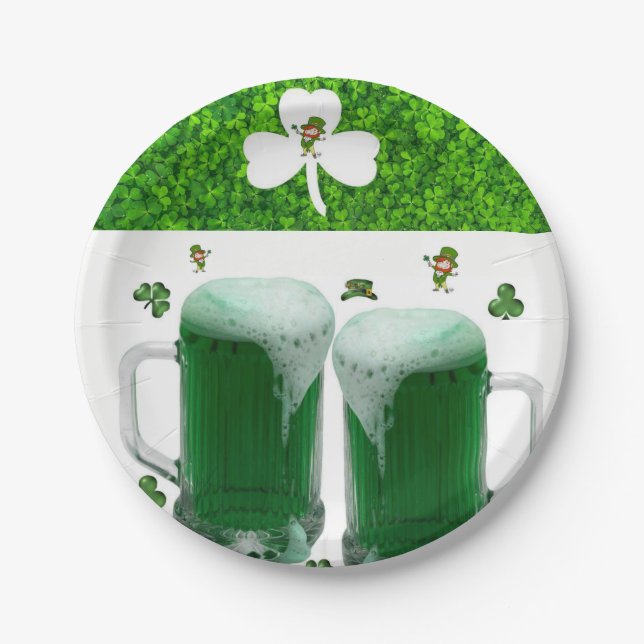 Paper plates St. Patrick's Day (Front)