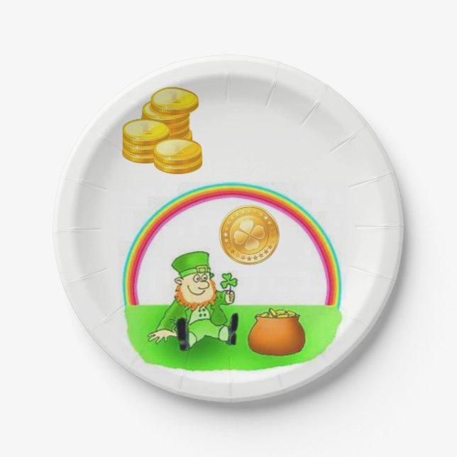 Paper plates St. Patrick's Day (Front)