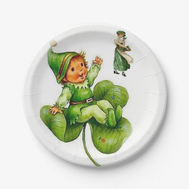 Paper plates St. Patrick's Day (Front)