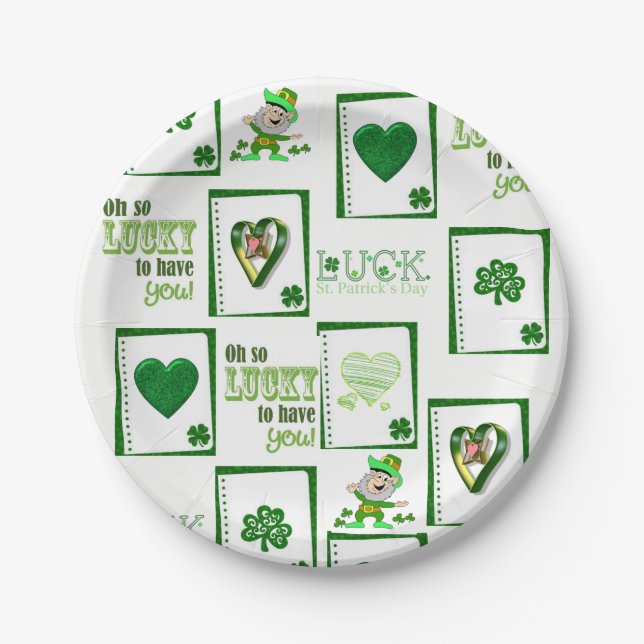Paper plates St. Patrick's Day (Front)