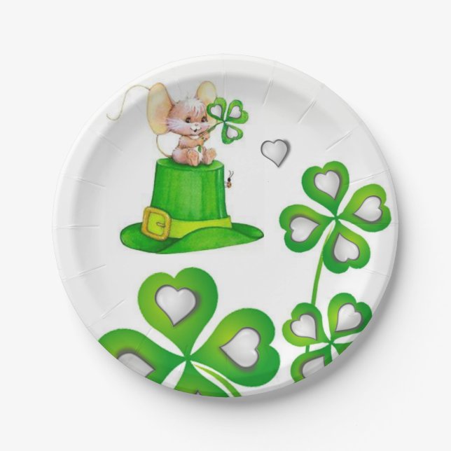 Paper plates St. Patrick's Day (Front)