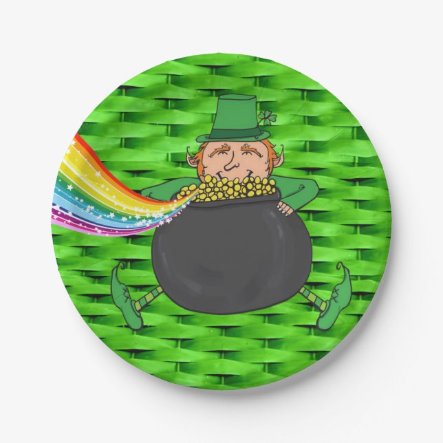 Paper plates St. Patrick's Day (Front)