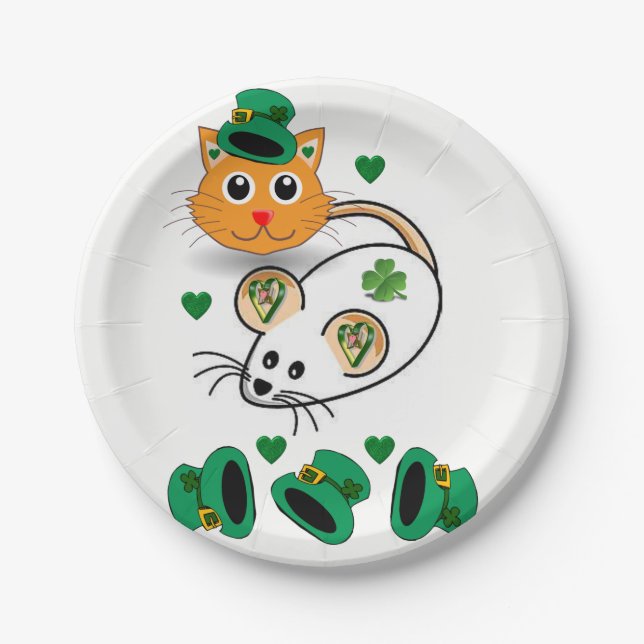 Paper plates St. Patrick's Day (Front)
