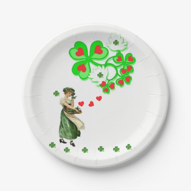 Paper plates St. Patrick's Day (Front)