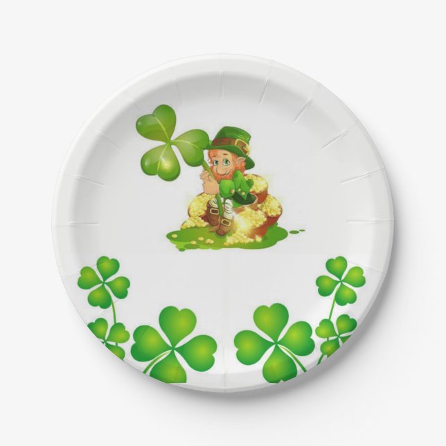 Paper plates St. Patrick's Day (Front)