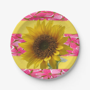 Paper Plates Sunflower