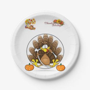 Paper plates Thanksgiving