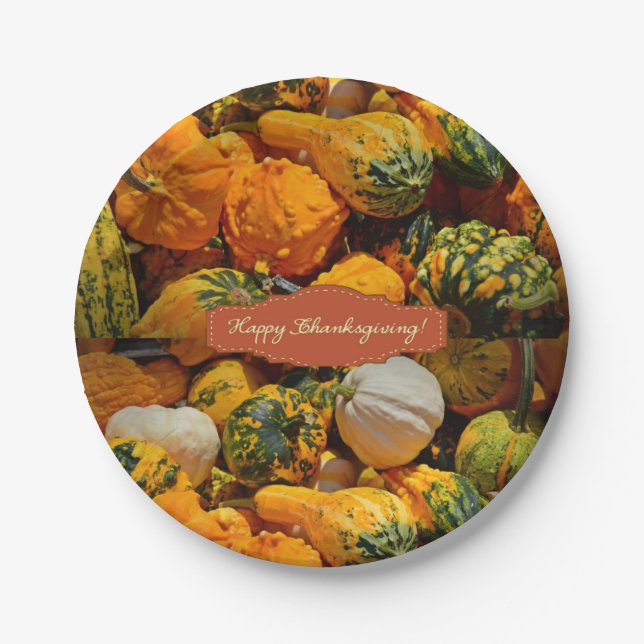 Paper plates Thanksgiving (Front)