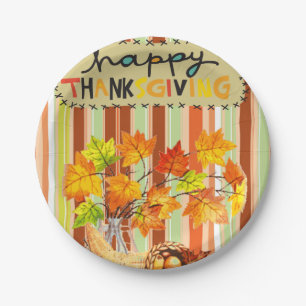 Paper plates Thanksgiving
