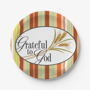 Paper plates Thanksgiving
