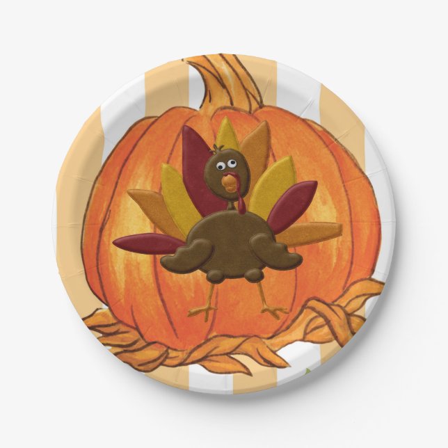 Paper plates Thanskgiving (Front)