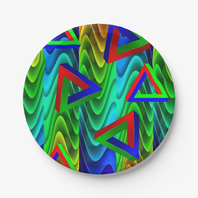 Paper plates Triangle (Front)