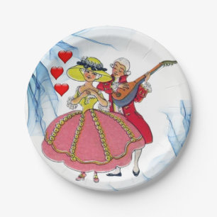 Paper plates Valentine's