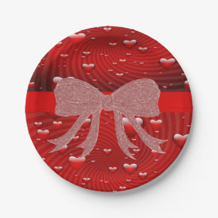 Paper plates Valentine's