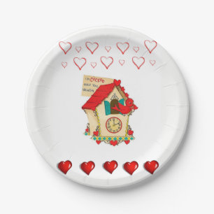 Paper plates Valentine's