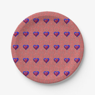 Paper plates Valentine's Day